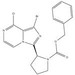 (S)-benzyl 2-(1-bromo-8-chloroimidazo[1,5-a]pyrazin-3-yl)pyrrolidine-1-carboxylate