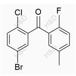 (5-bromo-2-chlorophenyl)(2-fluoro-5-methylphenyl)methanone