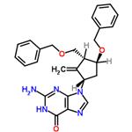 2-amino-9-((1S,3R,4S)-4-(benzyloxy)-3-(benzyloxymethyl)-2-methylenecyclopentyl)-1H-purin-6(9H)-one