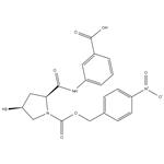 3-[[[(2S,4S)-4-Mercapto-1-(4-nitrobenzyloxy)carbonyl-2-pyrrolidinyl]carbonyl]amino]benzoic acid