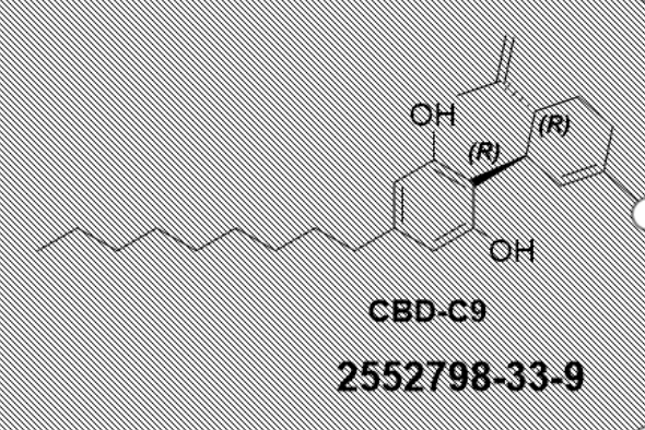 2-((1R,6R)-3-m2-((1R,6R)-3-methyl-6-(prop-1-en-2-yl)cyclohex-2-enyl)-5-nonylbenzene-1,3-diolethyl-6-(prop-1-en-2-yl)cyclohex-2-enyl)-5-nonylbenzene-1,3-diol