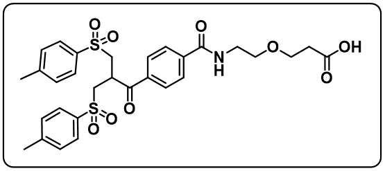 Bis-sulfone-PEG1-Acid