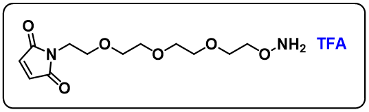 Mal-PEG3-oxyamine (TFA salt)