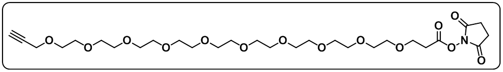 Propargyl-PEG10-NHS ester