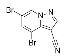 4,6-Dibromo-pyrazolo[1,5-a]pyridine-3-carbonitrile