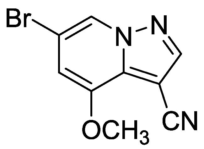 6-bromo-4-methoxypyrazolo[1,5-a]pyridine-3-carbonitrile