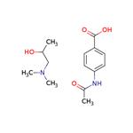 4-acetamidobenzoic acid, compound with 1-(dimethylamino)propan-2-ol