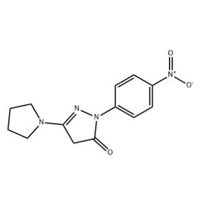 1-(4-Nitrophenyl)-3-pyrrolidino-2-pyrazolin-5-one