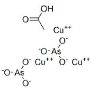 Copper acetate arsenite