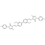 4,4'-[(3,3'-dimethoxy[1,1'-biphenyl]-4,4'-diyl)bis(azo)]bis[2,4-dihydro-5-methyl-2-(p-tolyl)-3H-pyrazol-3-one]