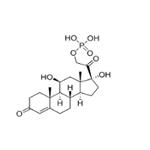 	11beta,17,21-trihydroxypregn-4-ene-3,20-dione 21-(dihydrogen phosphate)