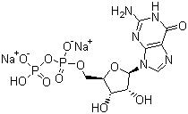 CAS # 7415-69-2, Guanosine-5'-diphosphate disodium salt, 5'-GDP-Na2, GDP.Na2