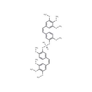 Bis(2-methoxy-5-((Z)-3,4,5-trimethoxystyryl)phenyl) hydrogen phosphate