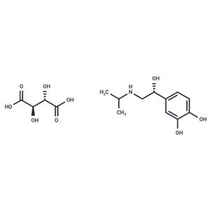 Isoproterenol tartrate, (-)-