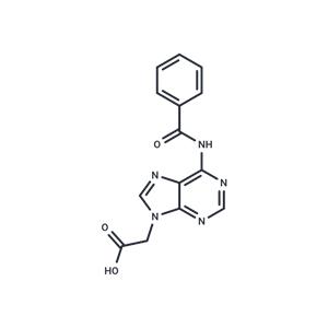 6-Benzoylamino-9H-purine-9-acetic ?acid