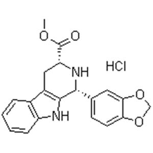 (1R,3R)-9H-PYRIDO[3,4-B]INDOLE-3-CARBOXYLIC ACID, 1,2,3,4-TETRAHYDRO-1-(3,4-METHYLENEDIOXYPH ENYL), METHYL ESTER, HYDROCHLORIDE