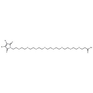 3,4-Dibromo-Mal-PEG8-acid