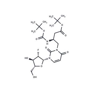 2’-Deoxy-2’-fluoro-N3-(2S)-[2-(tert-butoxy-carbo nyl)-amino-3-carbonyl]propyl-beta-D-arabinouridine