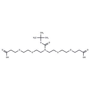 N-Boc-N-bis(PEG2-acid)