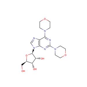 2,6-Bis(4-morpholinyl)-9-b-D-ribofuranosyl-9H-purine