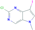 5H-Pyrrolo[3,2-d]pyrimidine, 2-chloro-7-iodo-5-methyl-