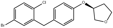 (3S)-3-[4-[(5-Bromo-2-chlorophenyl)methyl]phenoxy]tetrahydrofuran