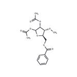 1,2-Di-O-acetyl-5-benzoyl-3-O-methyl-D-ribofuranose