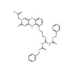 N1-Carboxymethyl-6-[2-(N,N’-bis-Cbz-guanidino) ? ethoxy]-phenoxazine