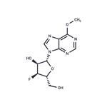 6-Methoxy-9-(3-deoxy-3-fluoro-b-D-ribofuranosyl)-9H-purine