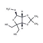 4-C-Hydroxymethyl-2,3-O-isopropylidene-1-O-methyl-beta-D-ribofuranose