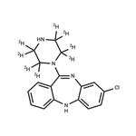 N-Desmethyl clozapine-d8