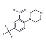 N-[2-nitro-4-(trifluoromethyl)phenyl]piperazine