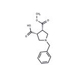 cis-1-Benzyl-4-(methoxycarbonyl)pyrrolidine-3-carboxylic acid