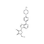 9-(3-Deoxy-3-fluoro-β-D-ribofuranosyl)-6-[6-(4-methylpiperazinyl) ?pyridin-3-yl]purine