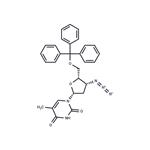 1-(3-beta-Azido-2,3-dideoxy-5-O-trityl-beta-D-threopenta-furanosyl)thymine