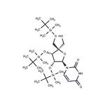 2’,3’,5’-Tri-O-(t-butyldimethylsilyl)-4’-C-hydroxymethyl uridine