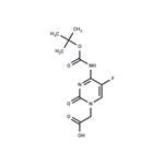 N4-Boc-5-fluorocytosin-1-yl-acetic ?acid