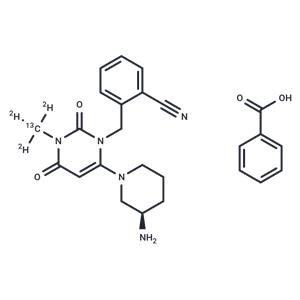 (S)-Alogliptin Benzoate Salt-13C-d3