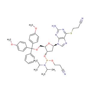 6-S-(2-Cyanoethyl)-2’-deoxy-5’-O-DMTr--6-thioguanosine 3’-CED phosphoramidite