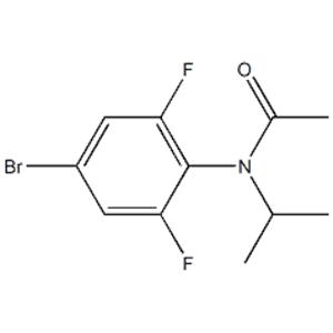 N-(4-bromo-2,6-difluorophenyl)-N-propan-2-ylacetamide?