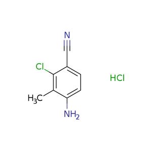 4-amino-2-chloro-3-methylbenzonitrile hydrochloride