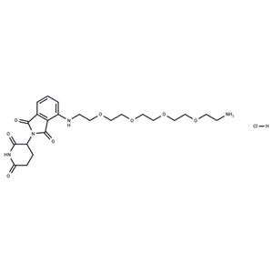 Pomalidomide-PEG4-C2-NH2 hydrochloride