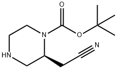 tert-butyl (2S)-2-(cyanomethyl)piperazine-1-carboxylate