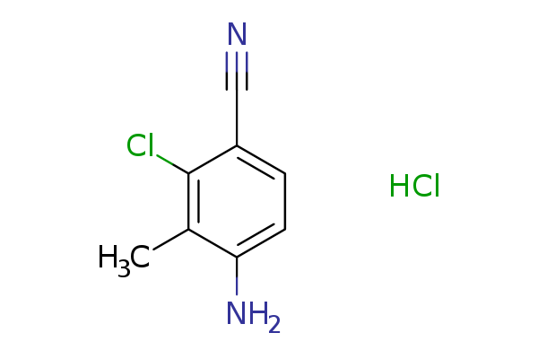 4-amino-2-chloro-3-methylbenzonitrile hydrochloride