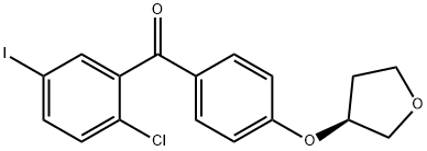 (2-Chloro-5-iodophenyl)[4-[[(3S)-tetrahydro-3-furanyl]oxy]phenyl]methanone