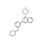 N-Cyclohexyl-4-[1-(1-piperazinyl)-2,6-naphthyridin-3-yl]-2-pyridinamine