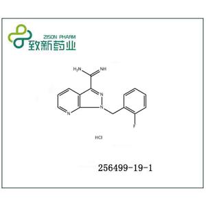 1H-Pyrazolo[3,4-b]pyridine-3-carboximidamide, 1-[(2-fluorophenyl)methyl]-, hydrochloride (1:1)