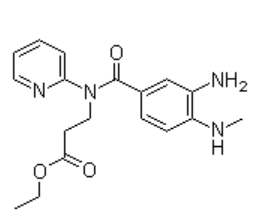 3-[(3-Amino-4-methylaminobenzoyl)pyridin-2-ylamino]propionic acid ethyl ester