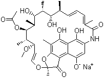 Rifamycin sodium salt