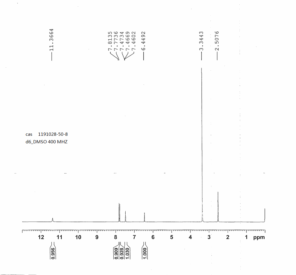 6-bromo-5-chloro-indole(1191028-50-8) <sup>1</sup>H NMR